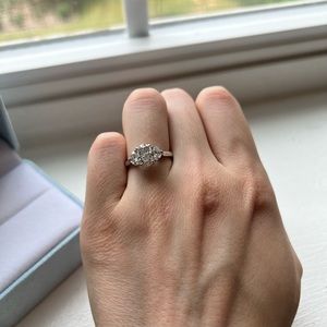 Charles and Colvard Custom Moissanite Ring